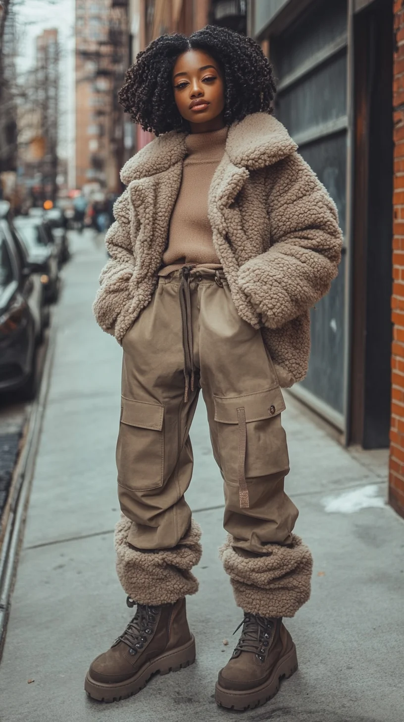 Cozy Street Chic: Elevated Earth Tones Meet Functional Fashion