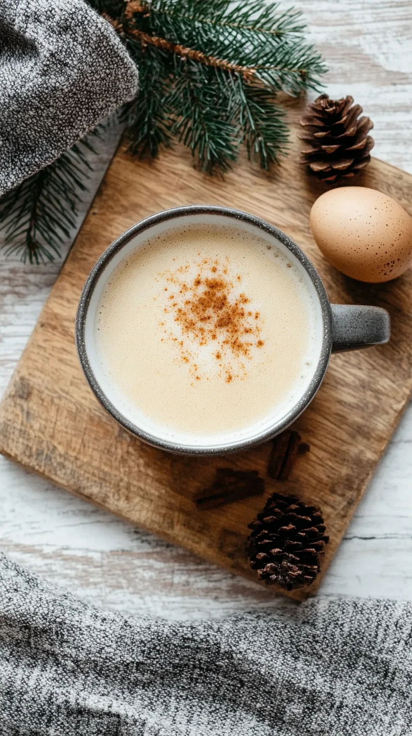 Cozy Up with Creamy Cinnamon Eggnog: A Festive Delight