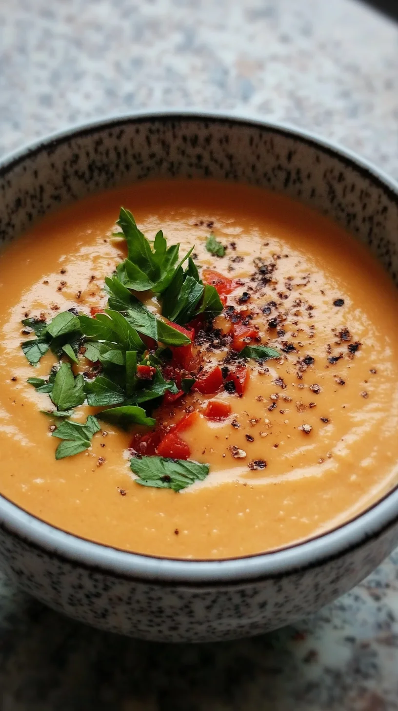 Creamy Carrot and Ginger Soup: A Cozy Delight