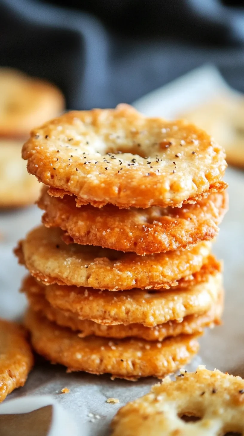 Crispy and Flavorful Cheese Crackers: A Snack Delight!