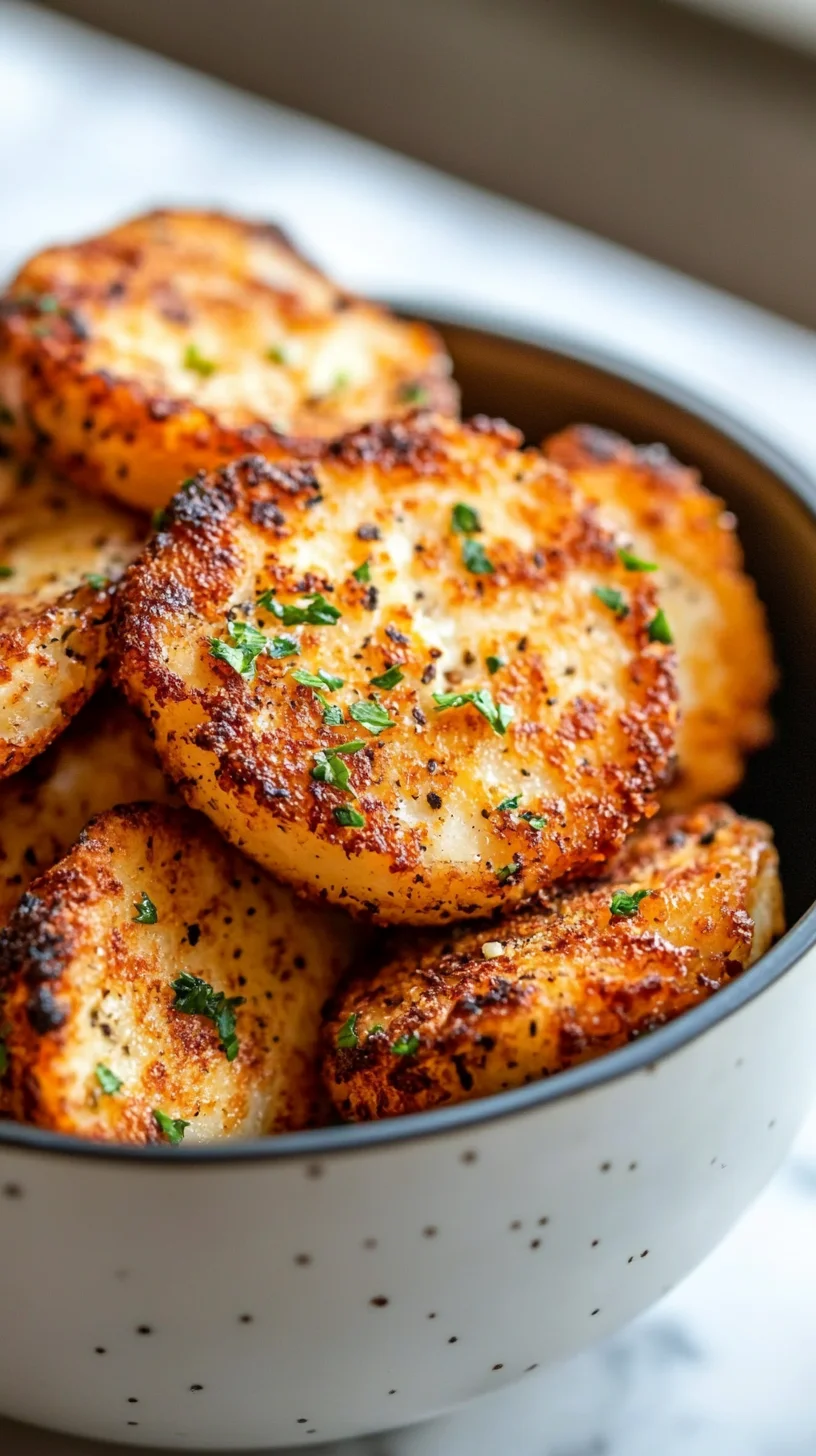 Crispy Garlic Herb Potato Rounds: Your Perfect Snack Delight!