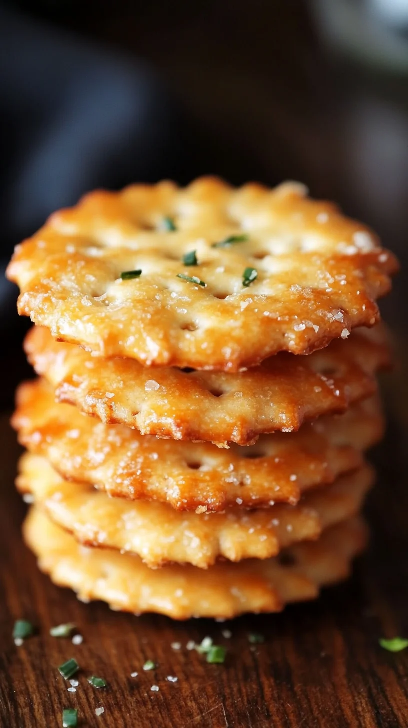 Crunchy Homemade Crackers: Perfect for Snacking!