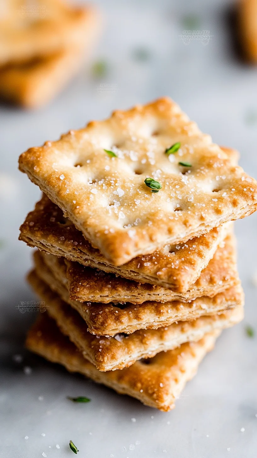 Crunchy Homemade Crackers: Quick, Easy, and Irresistibly Flavorful!