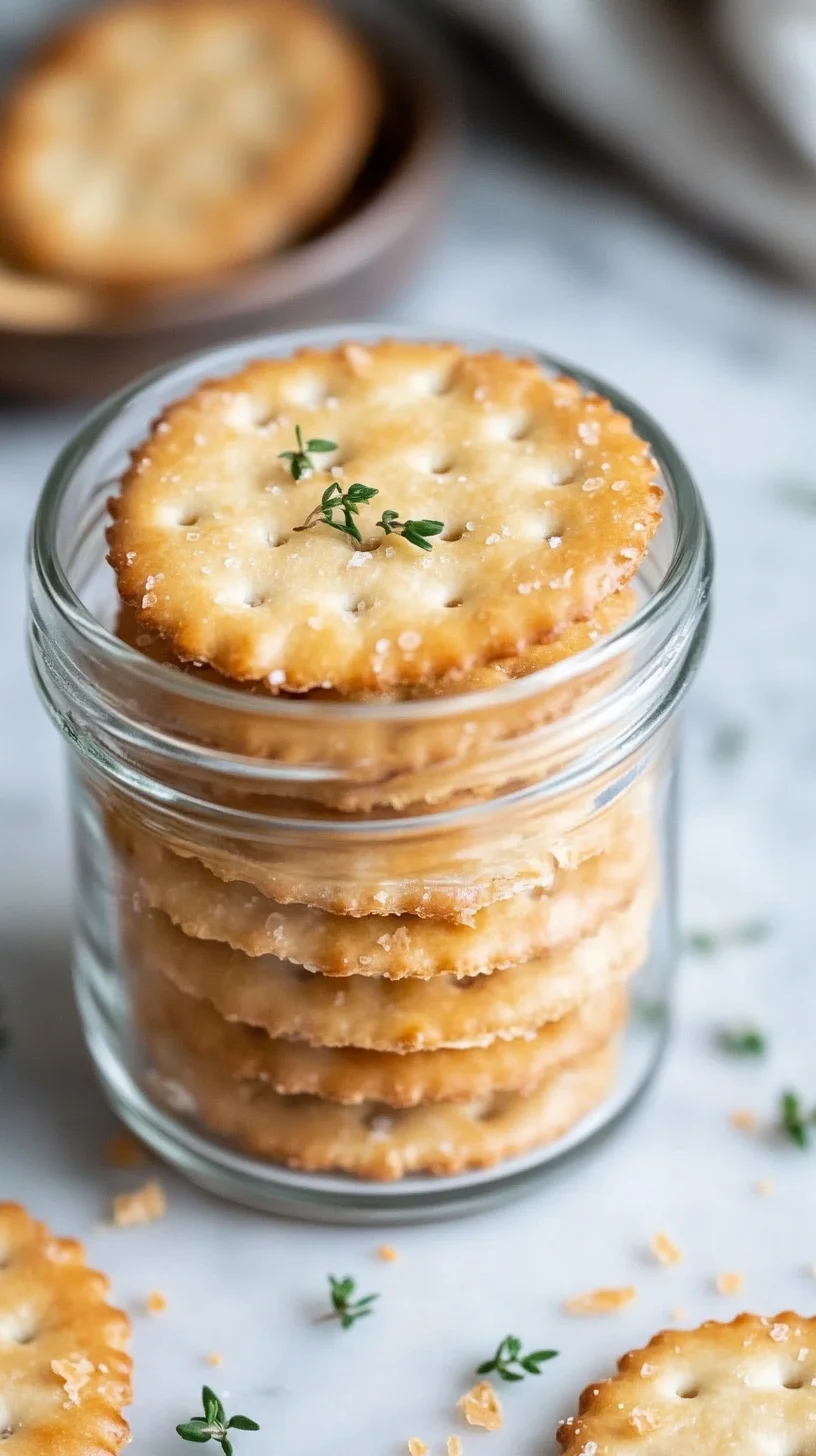 Crunchy Homemade Crackers: Simple, Savory, and Irresistible!