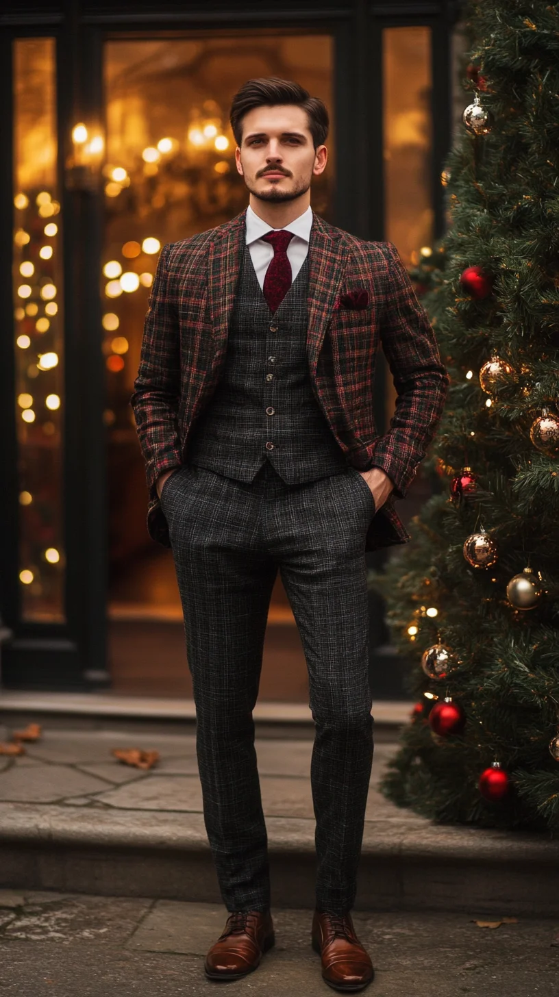 Dapper Festive Elegance: A Sophisticated Look for Celebrations