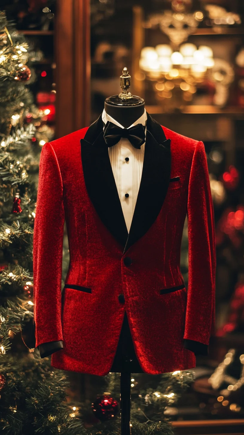 Dazzling Velvet Sophistication: A Striking Holiday Ensemble