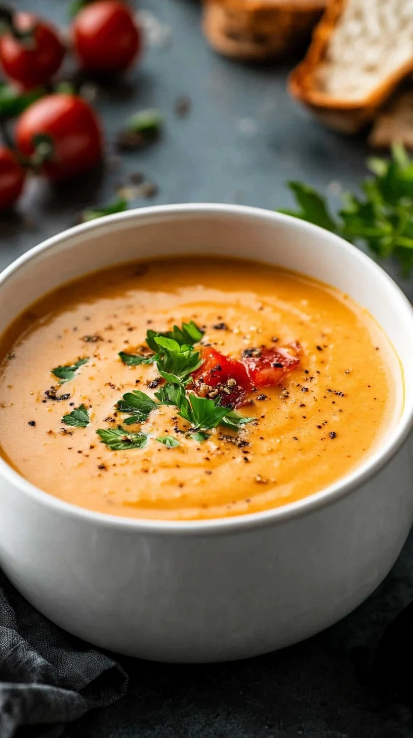 Deliciously Creamy Tomato Basil Soup: A Comfort Food Classic!