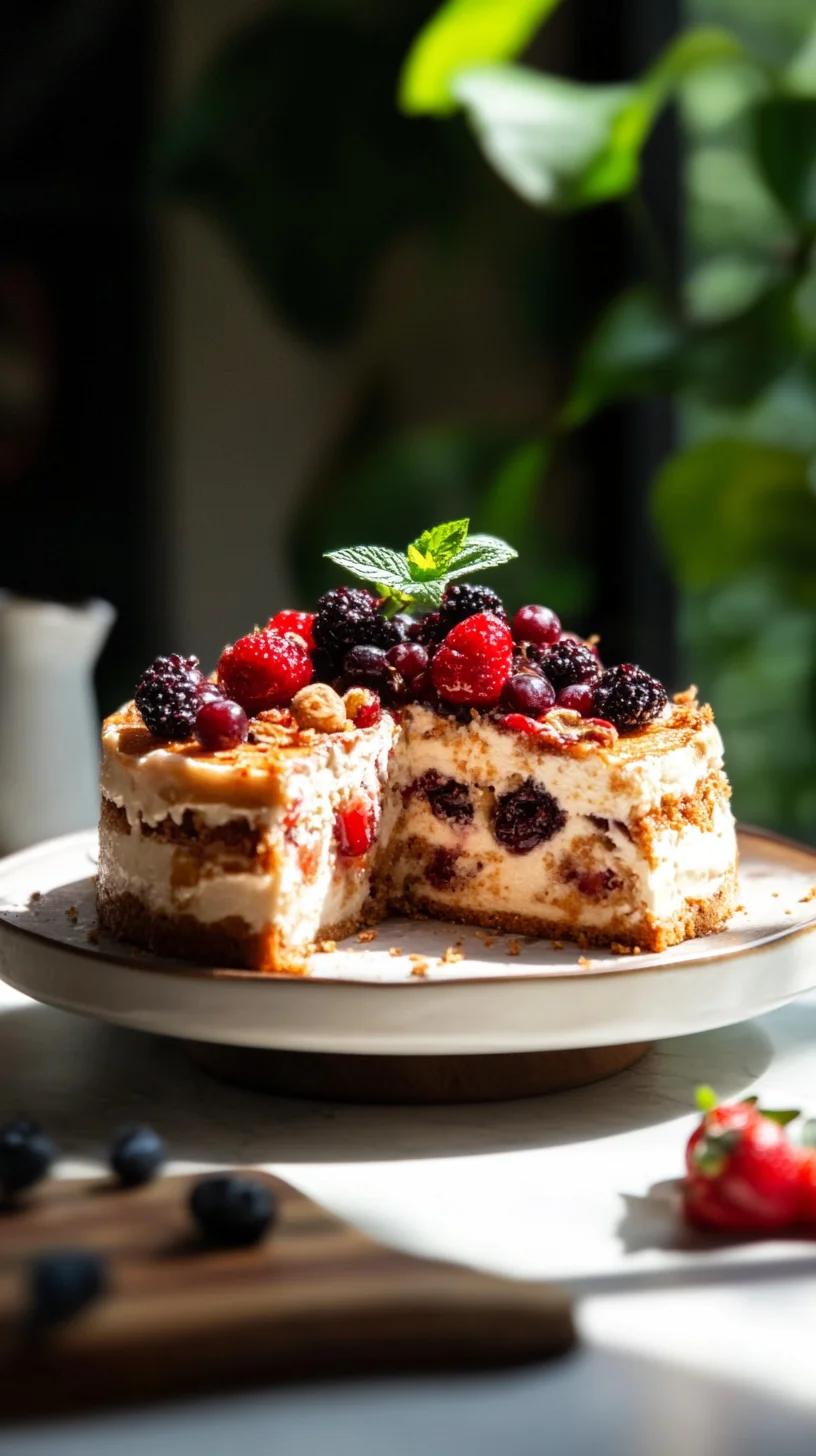 Delight in Every Bite: Decadent Berry Cream Layer Cake