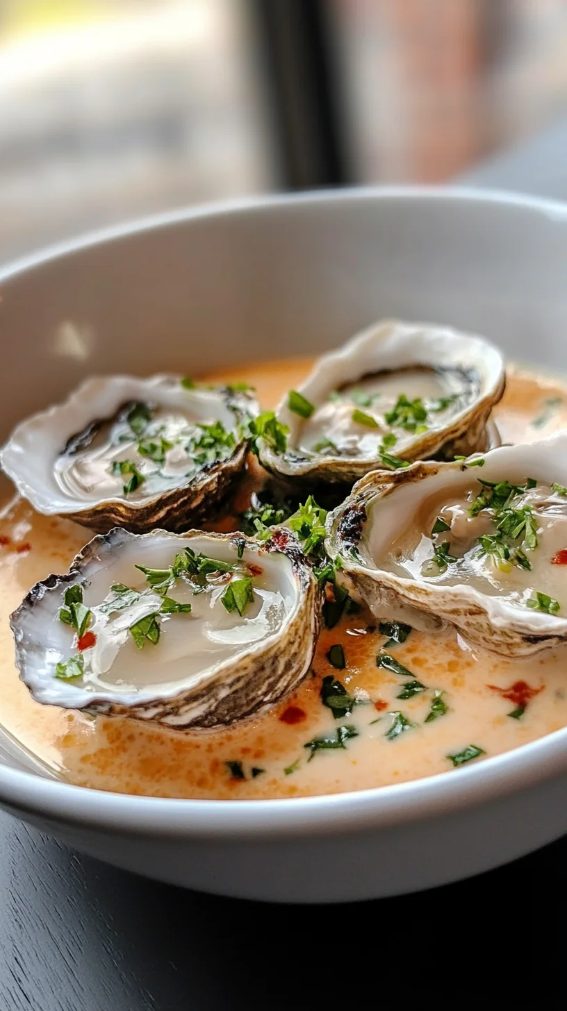 Delightful Baked Oysters with Creamy Garlic Sauce