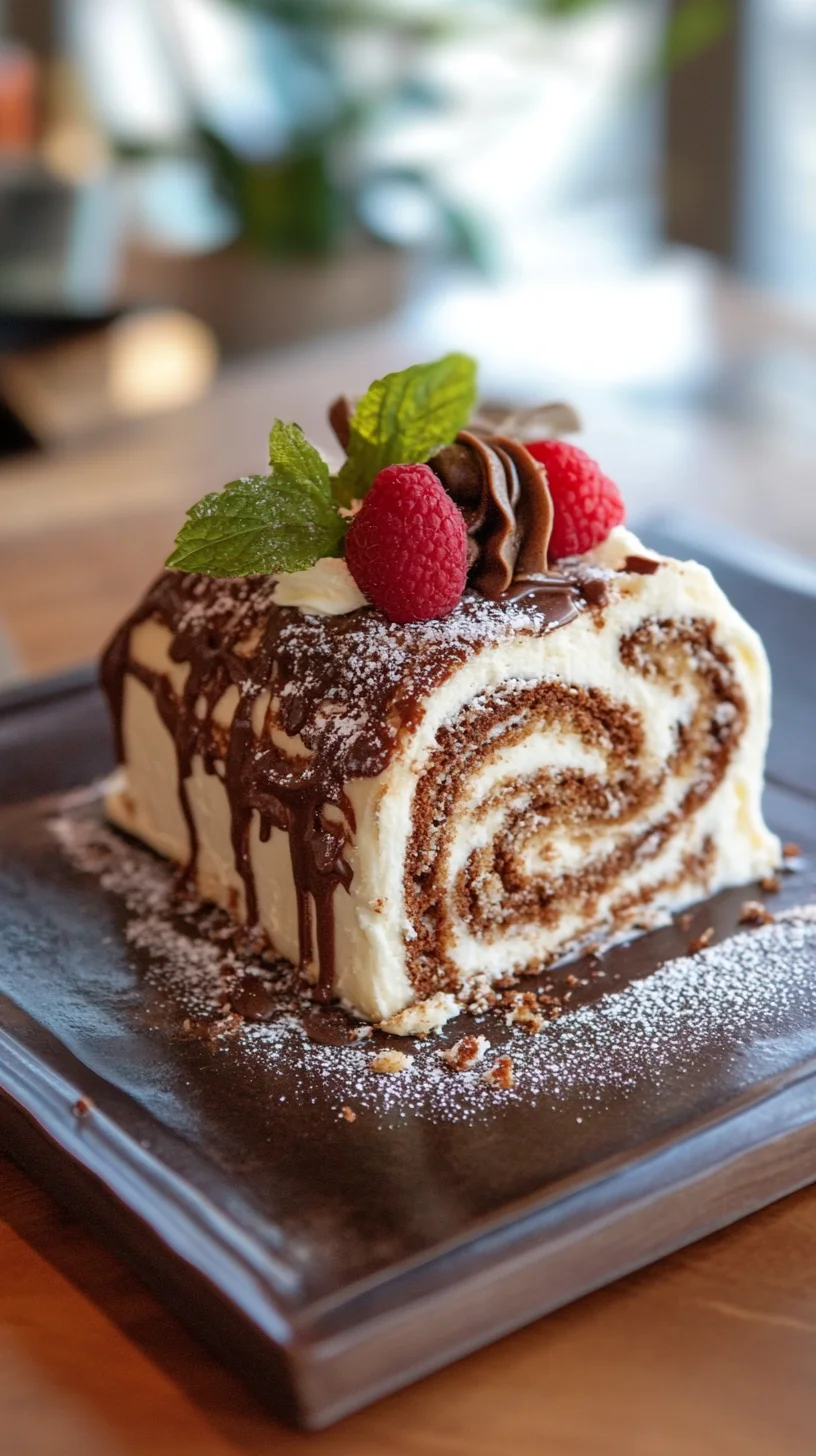 Delightful Chocolate Raspberry Roll: A Sweet Indulgence