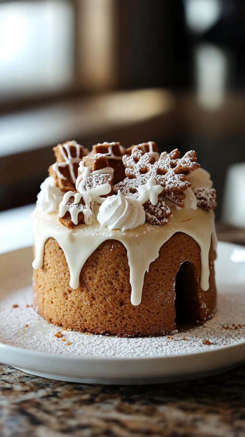 Delightful Mini Gingerbread Cake: A Festive Treat for All Occasions!