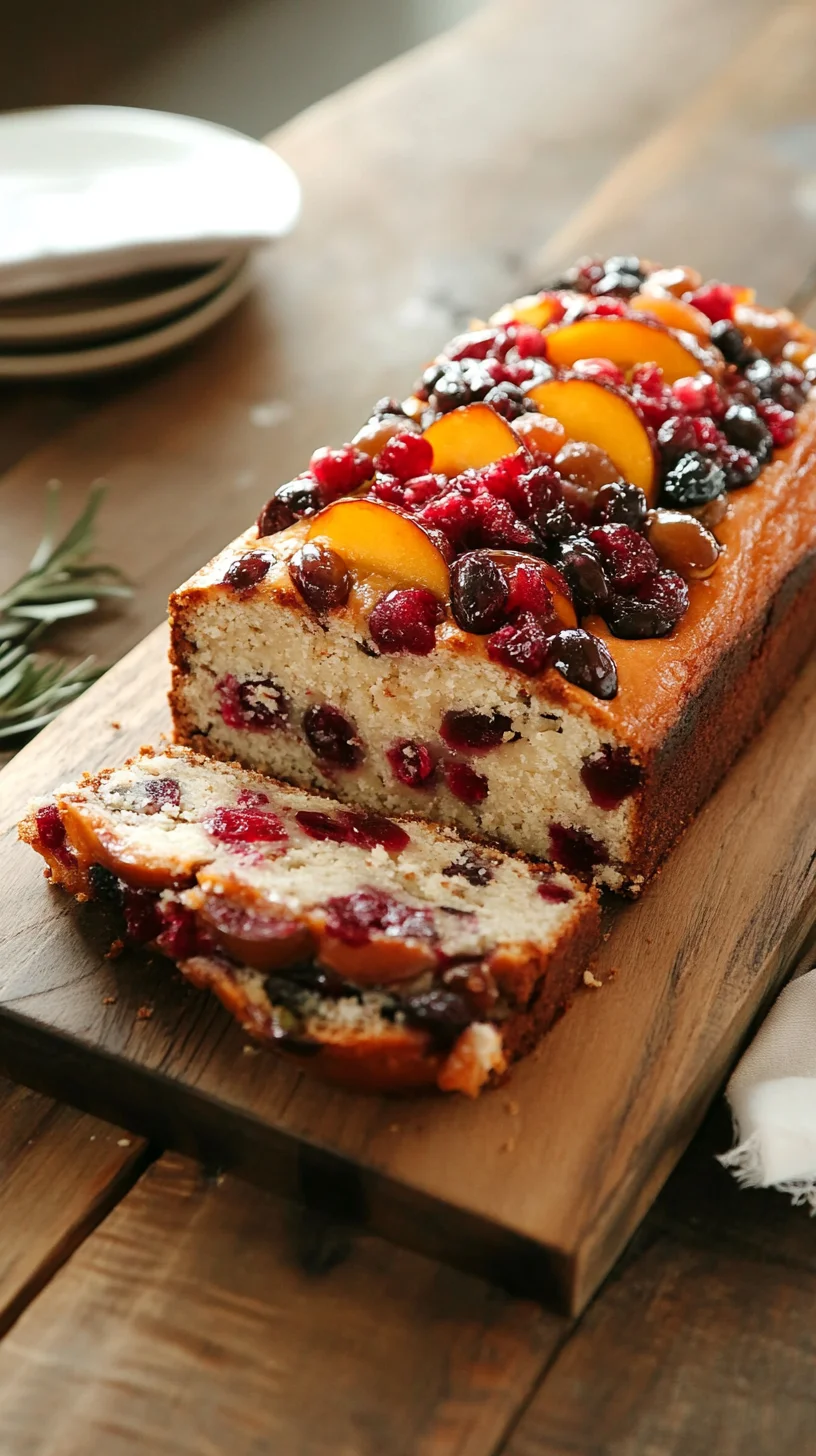 Delightfully Sweet Fruit-Studded Loaf Cake