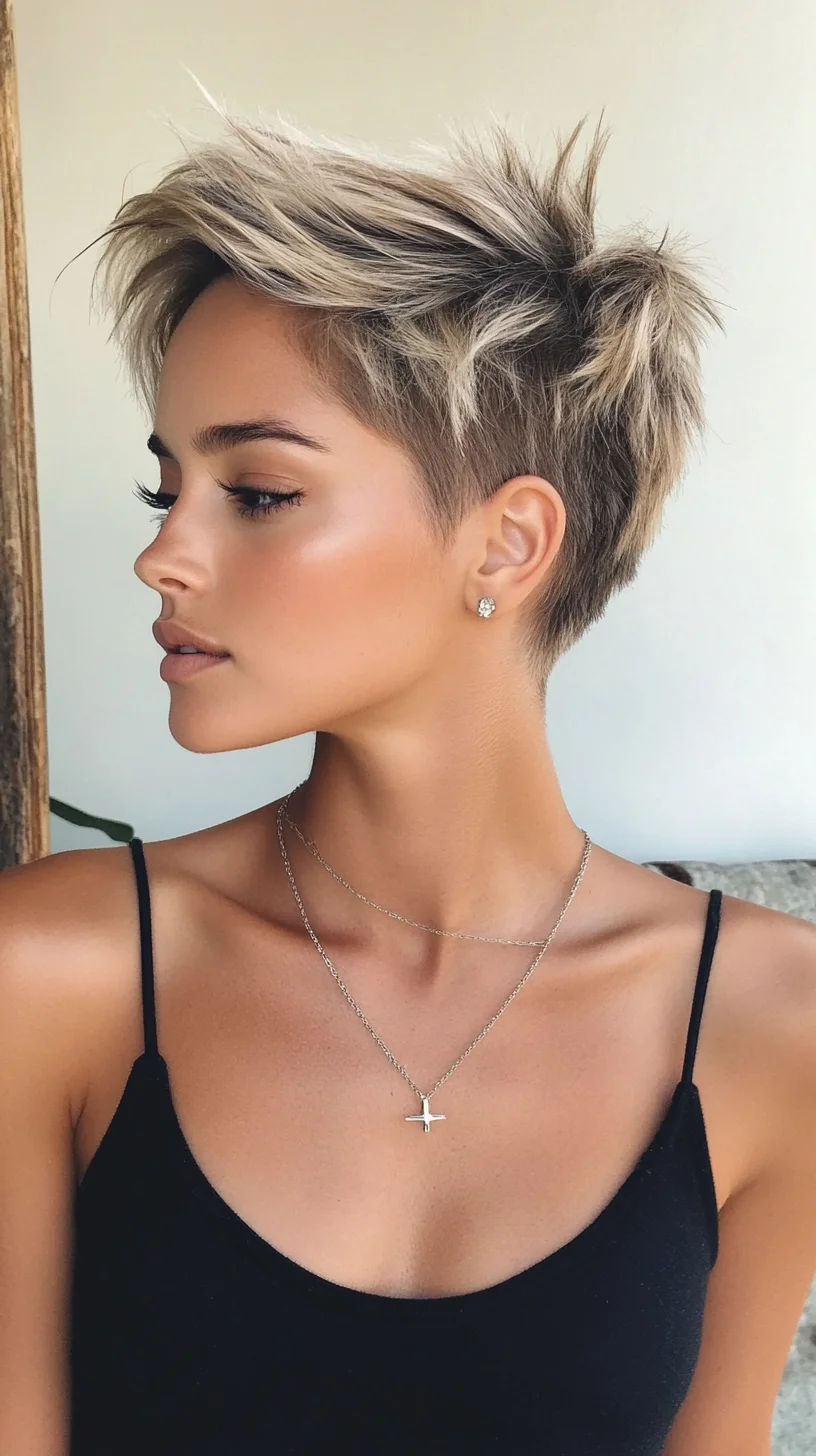 Edgy Elegance: The Modern Pixie Cut for Effortless Chic