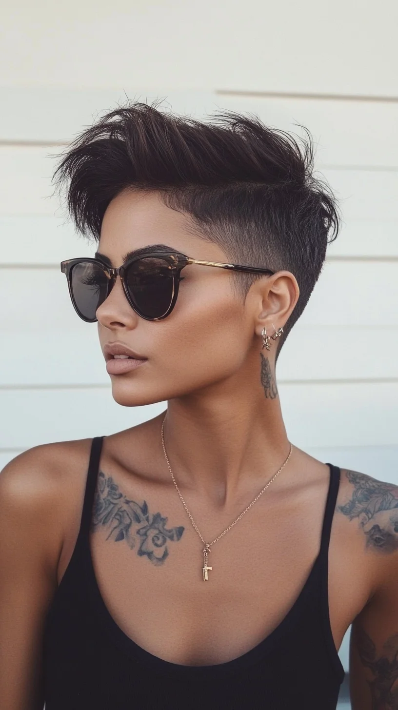 Edgy Elegance: The Modern Pixie Cut with Undercut