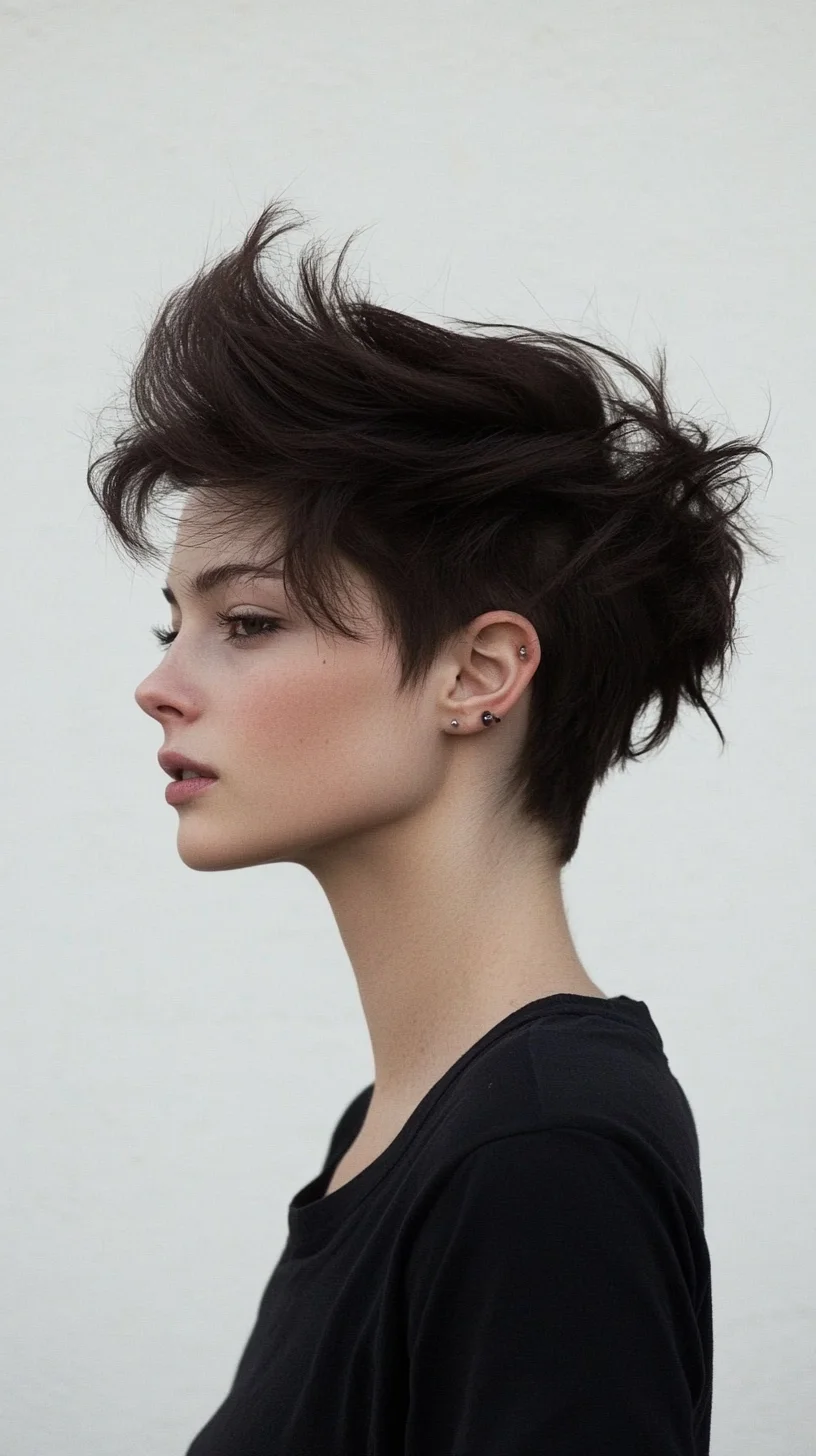 Edgy Elegance: The Modern Textured Pixie Cut