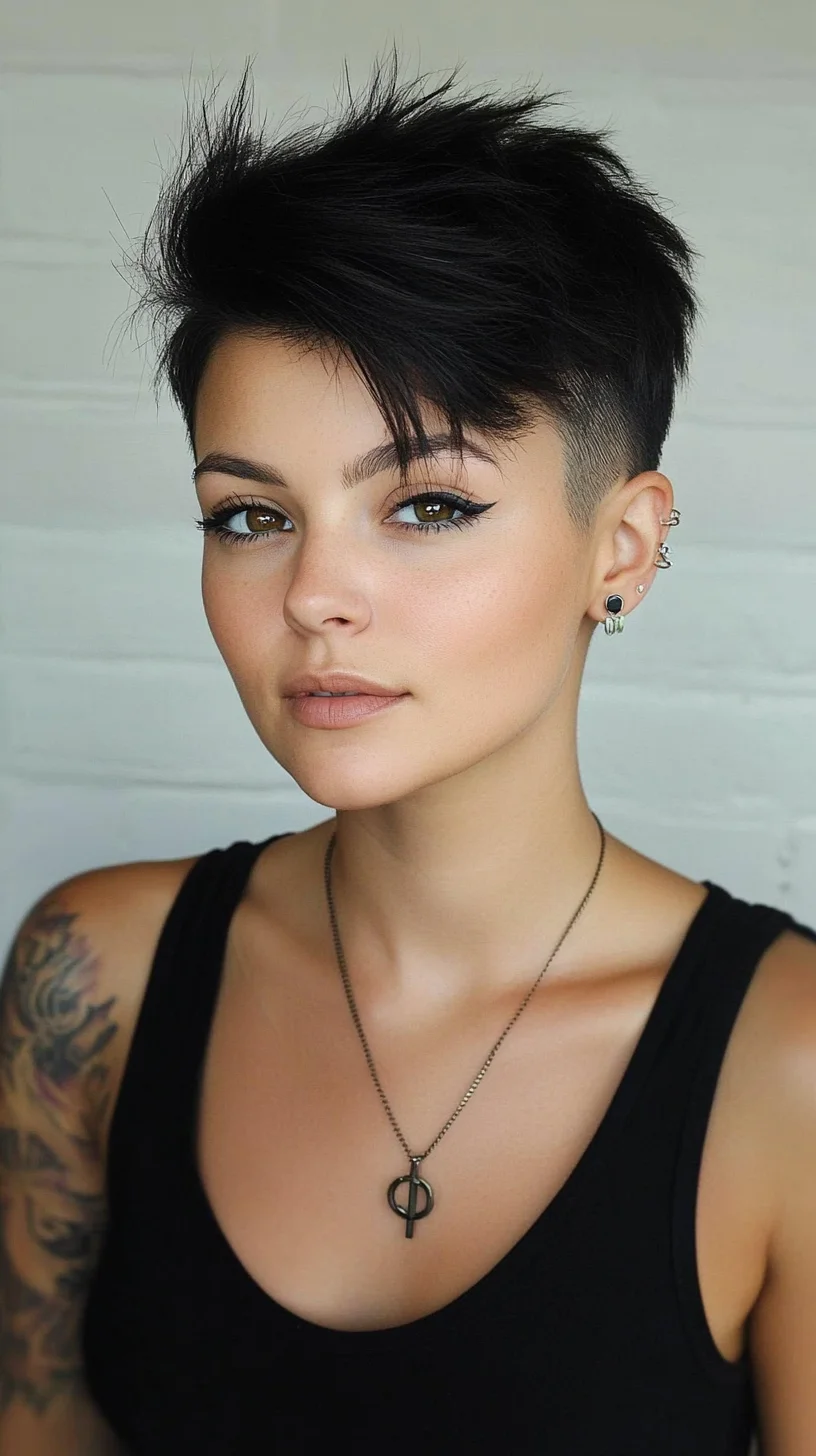 Edgy Pixie Cut: A Bold and Chic Statement for Effortless Style