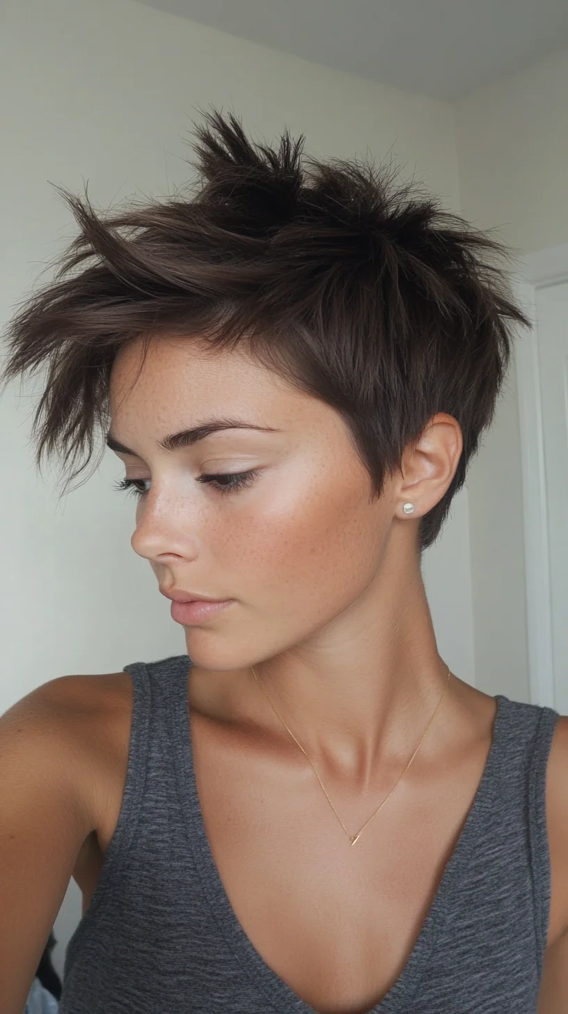 Edgy Pixie Cut with Texture: A Bold Statement of Style