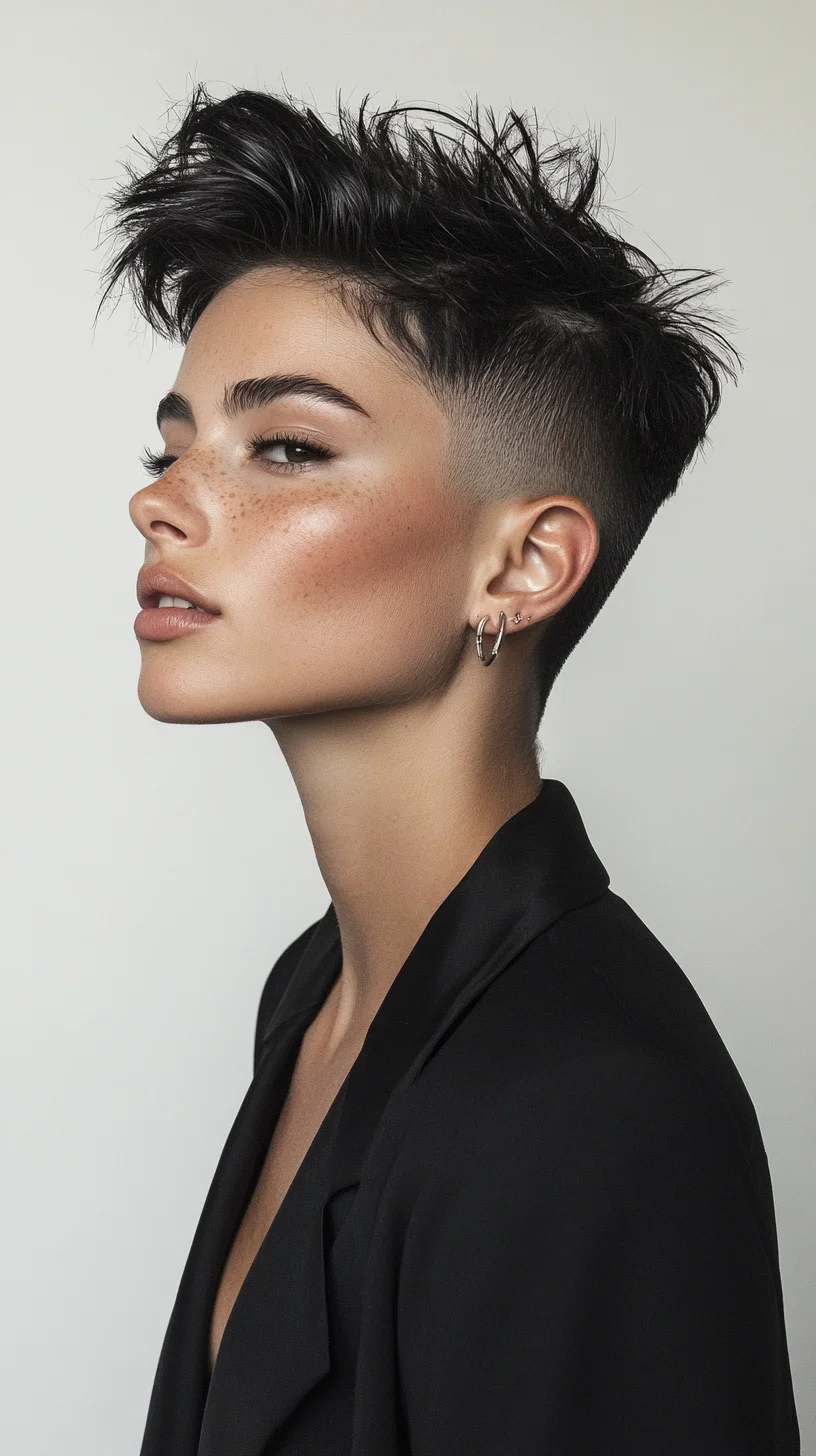 Edgy Short Pixie with Textured Layers for a Bold Statement