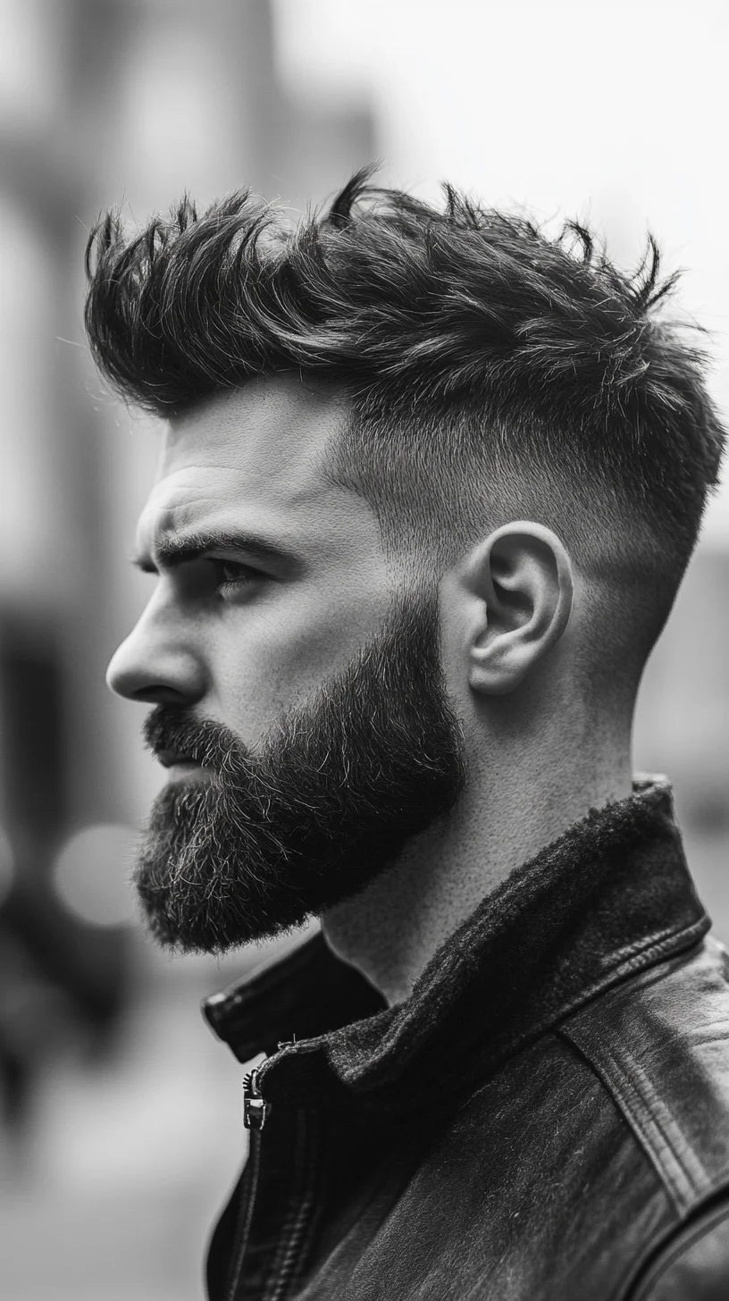 Edgy Texture Meets Classic Fade: The Ultimate Modern Hairstyle