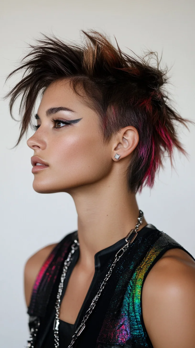 Edgy Textured Pixie: A Bold Statement of Style