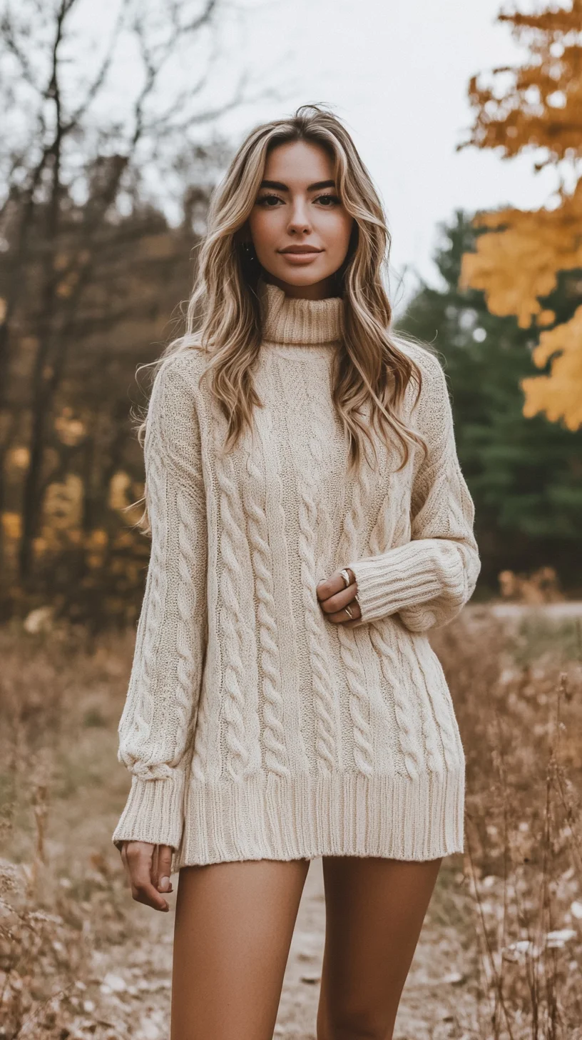 Effortless Autumn Vibes: Cozy Knit Sweater Style for Any Occasion