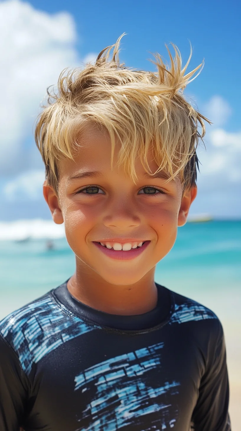 Effortless Beachy Waves: The Perfect Summer Hairstyle for Kids