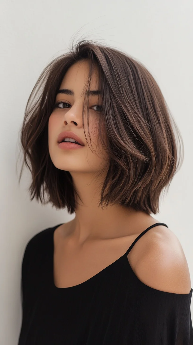 Effortless Chic: The Modern Bob with Soft Layers