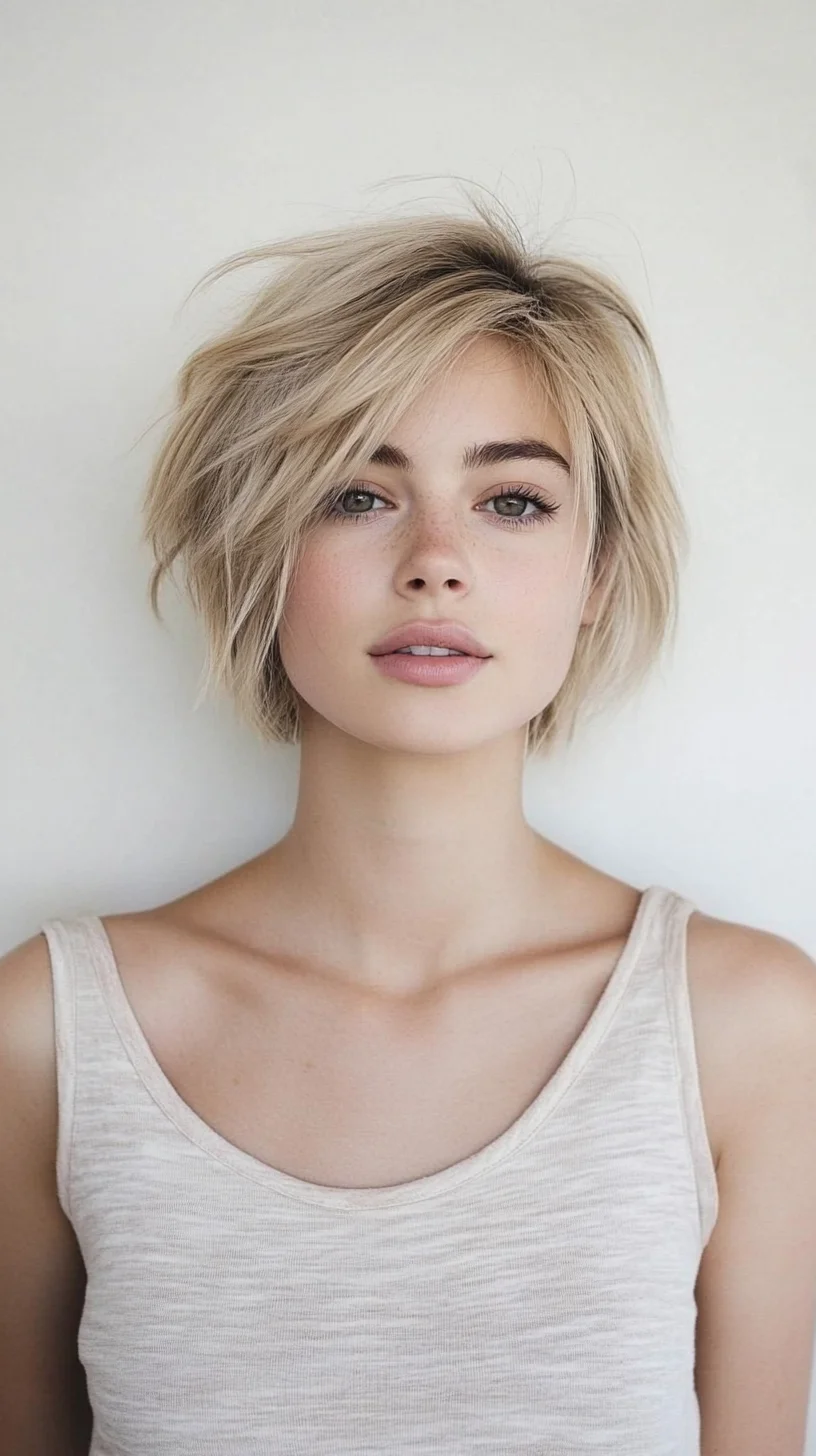 Effortless Chic: The Modern Textured Bob for a Fresh Look