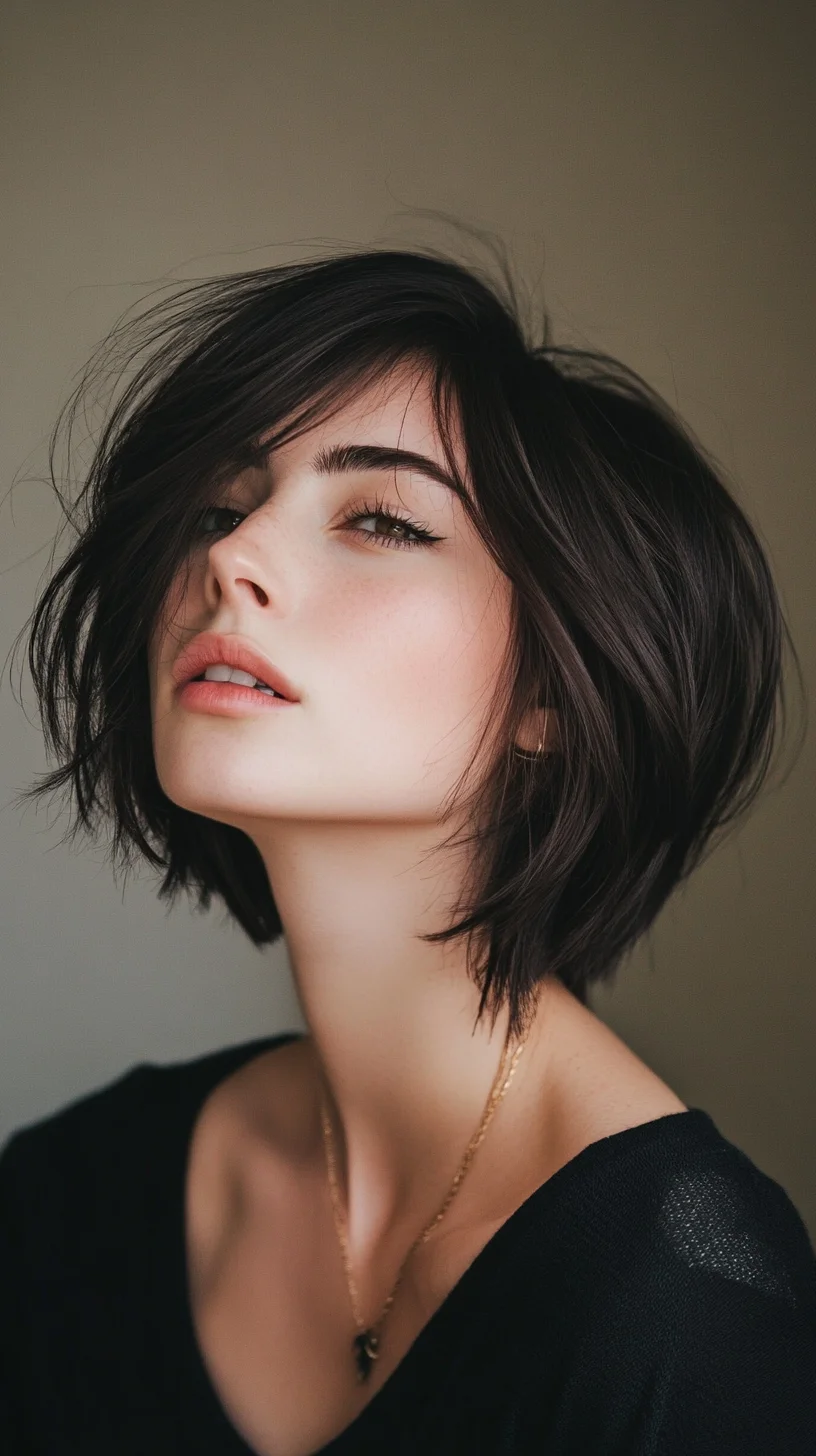 Effortless Chic: The Modern Textured Bob for a Stylish Everyday Look