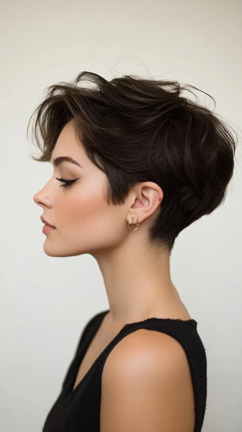 Effortless Chic: The Modern Textured Pixie Cut