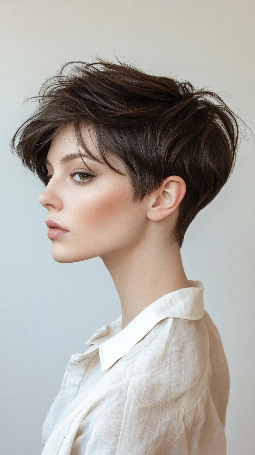 Effortless Chic: The Modern Textured Pixie Cut