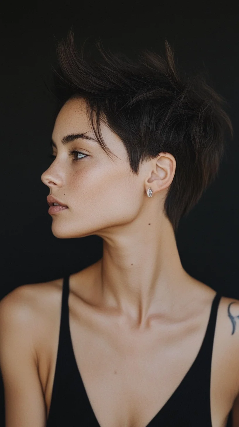 Effortless Chic: The Modern Textured Pixie for Bold Confidence