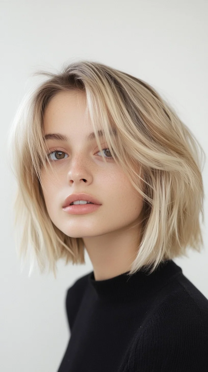 Effortless Chic: The Modern Tousled Bob