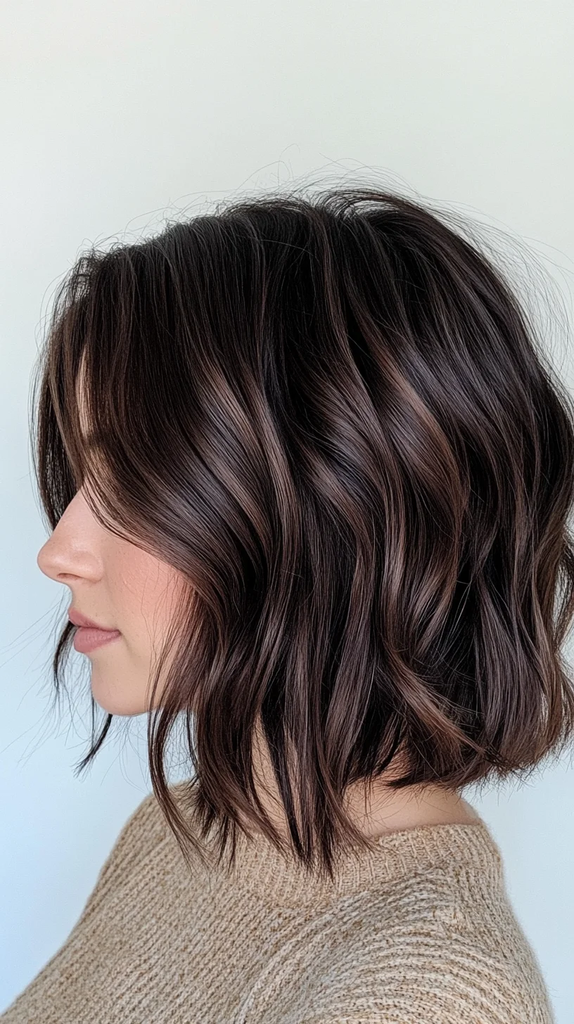 Effortless Chic: The Modern Wavy Bob for Every Occasion