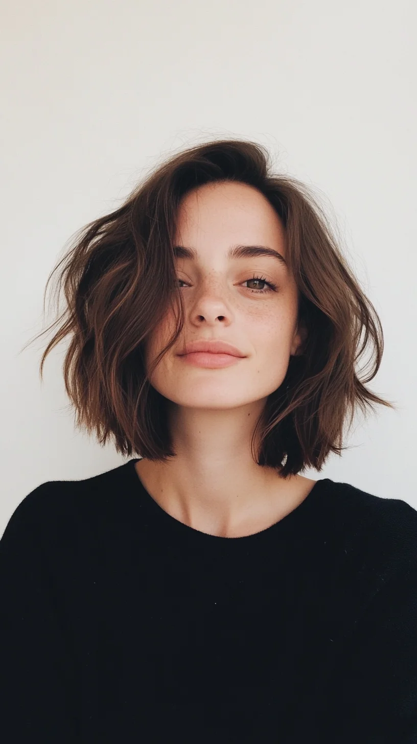 Effortless Chic: The Modern Wavy Bob