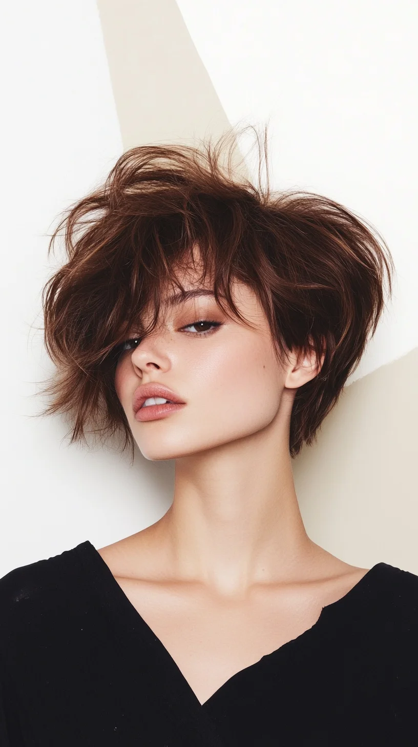 Effortless Chic: The Textured Bob with Volume and Flair