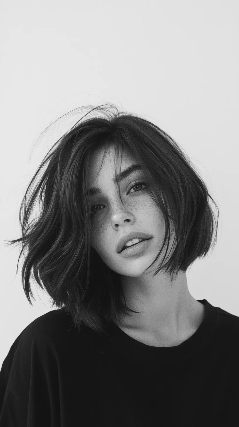 Effortless Chic: The Textured Bob