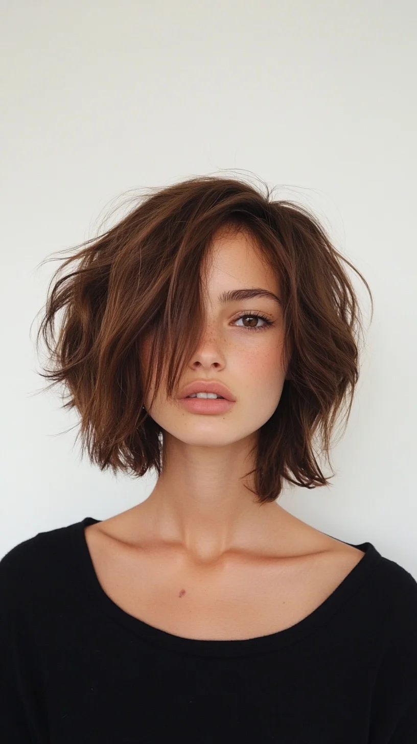 Effortless Chic: The Textured Lob