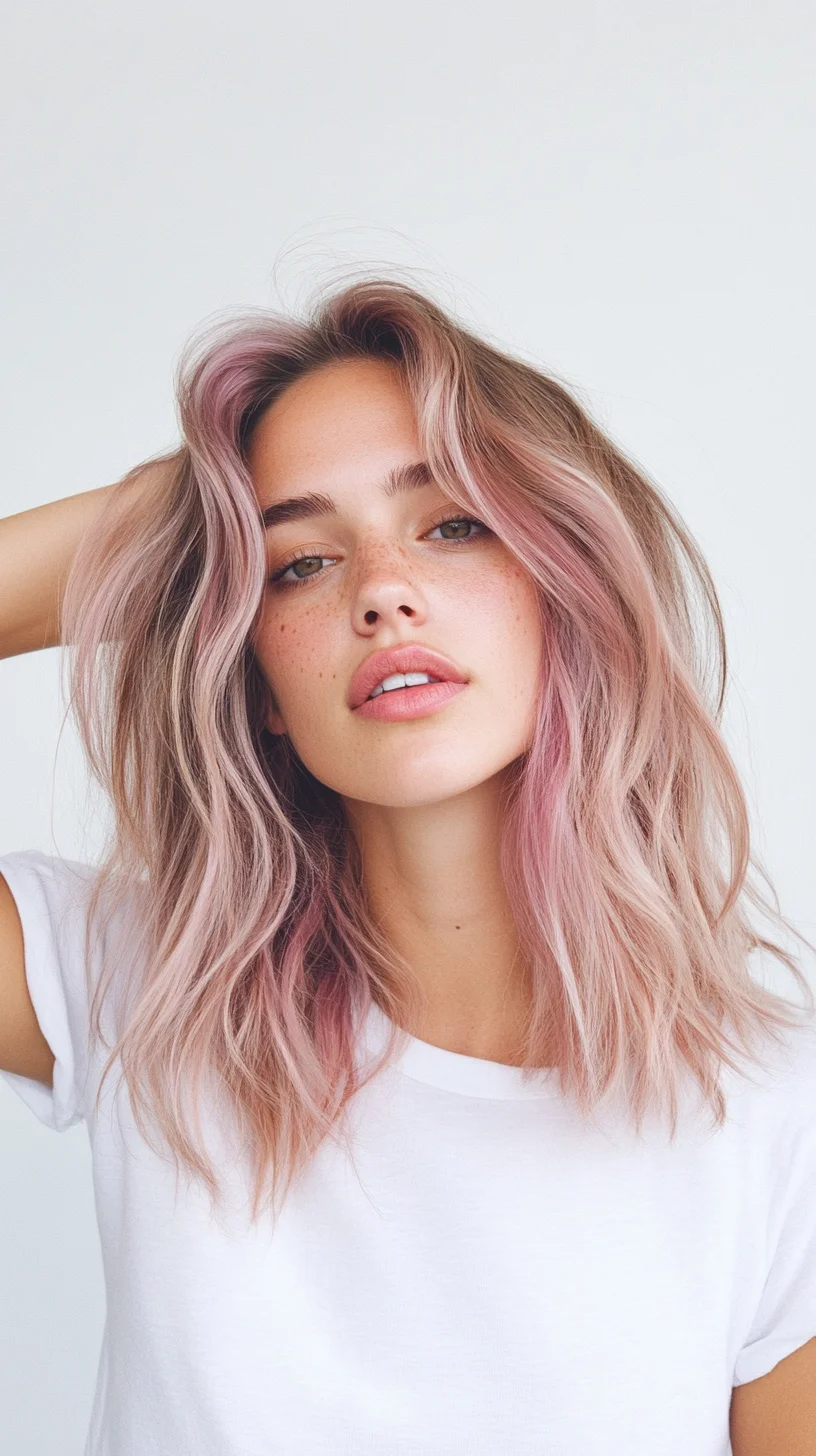 Effortless Chic: The Trendy Ombre Wave Haircut