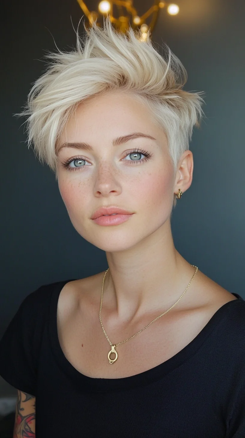 Effortless Chic: The Versatile Textured Pixie Cut