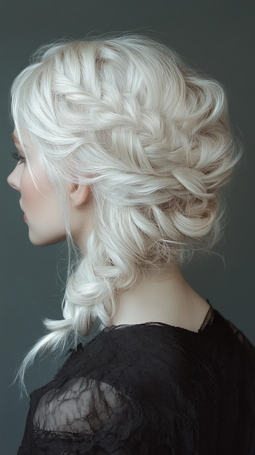 Effortless Elegance: A Stunning Braided Updo for Any Occasion