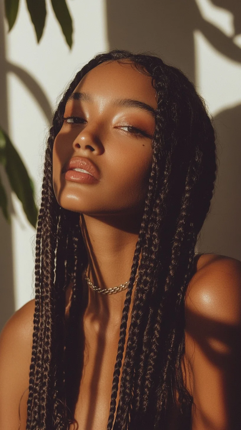 Effortless Elegance: Chic Box Braids for a Timeless Look