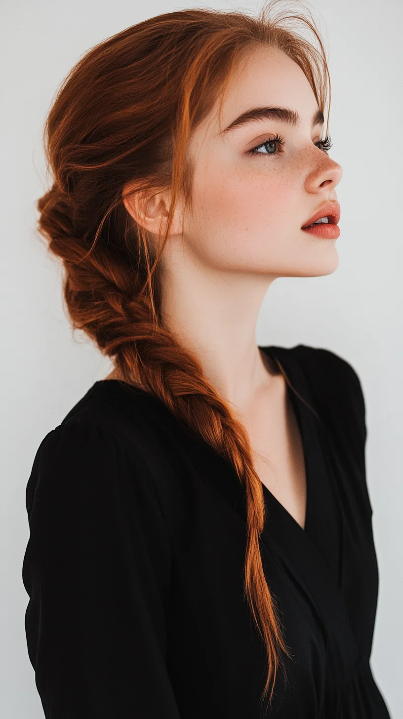 Effortless Elegance: The Braided Chignon