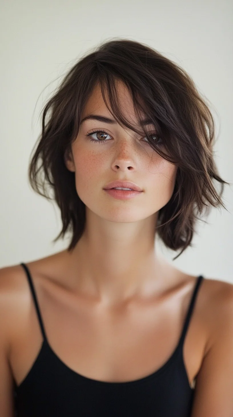 Effortless Elegance: The Chic Textured Lob