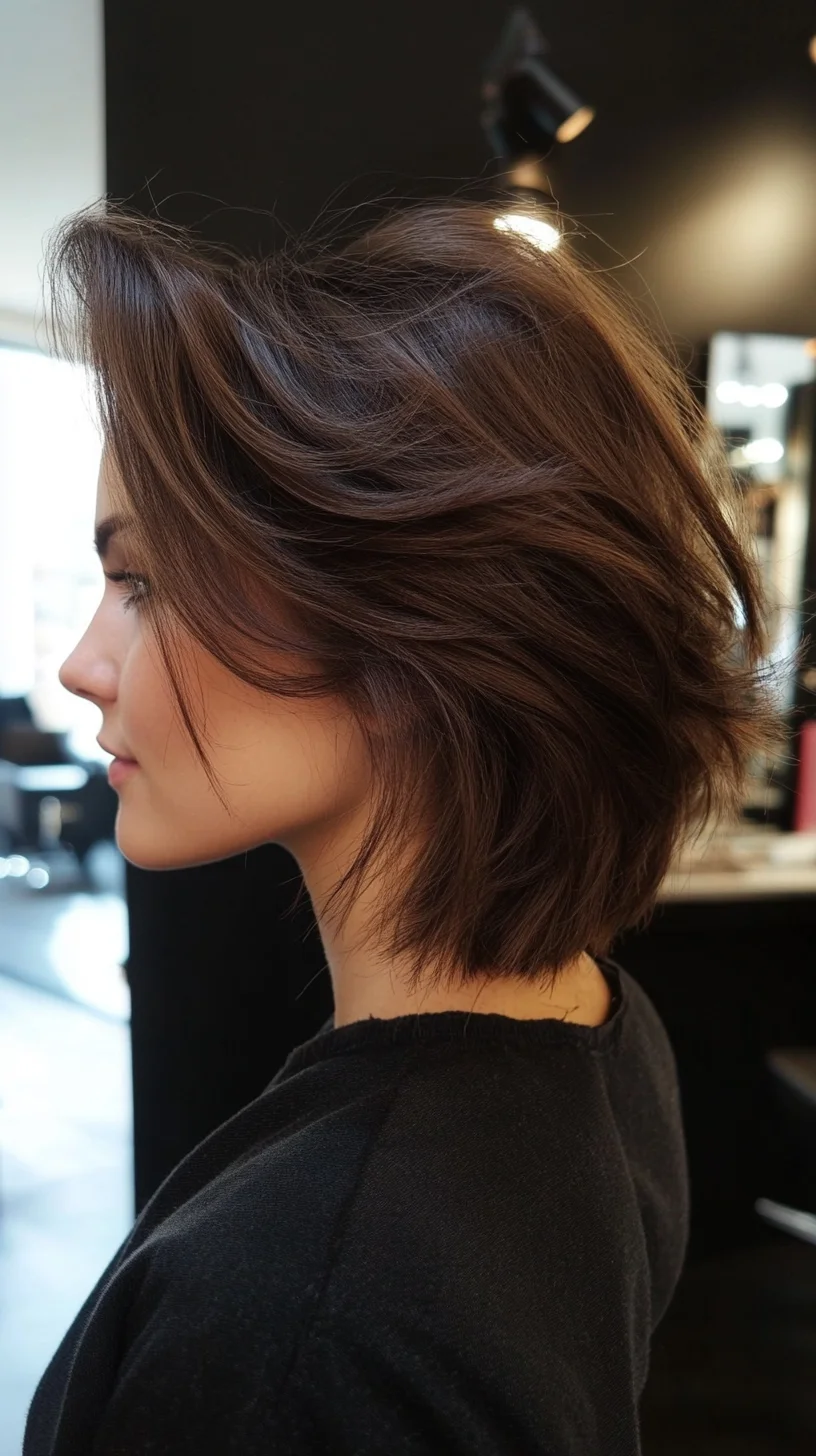 Effortless Elegance: The Modern Textured Bob for Chic Versatility