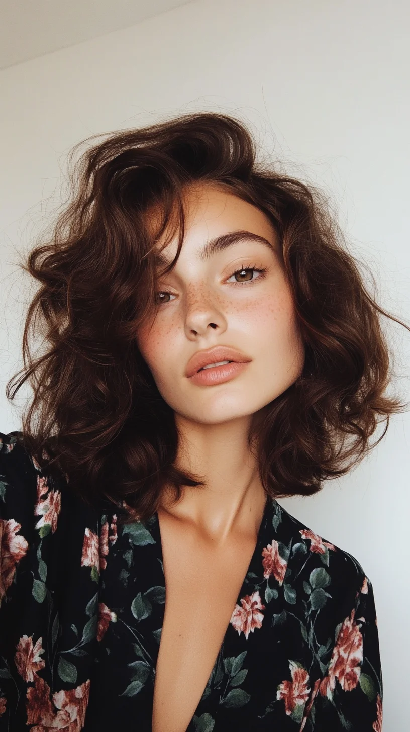 Effortless Elegance: The Perfect Curly Lob