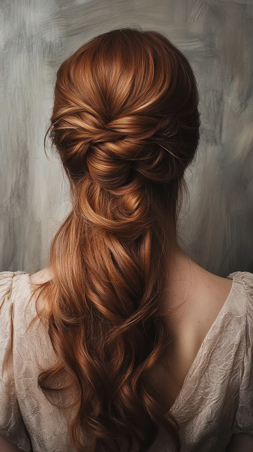 Effortless Elegance: The Romantic Twisted Half-Up Hairstyle