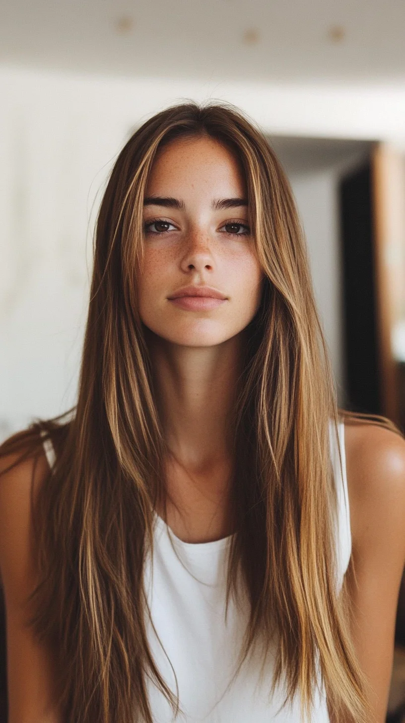 Effortless Elegance: The Stunning Long Layered Hairstyle