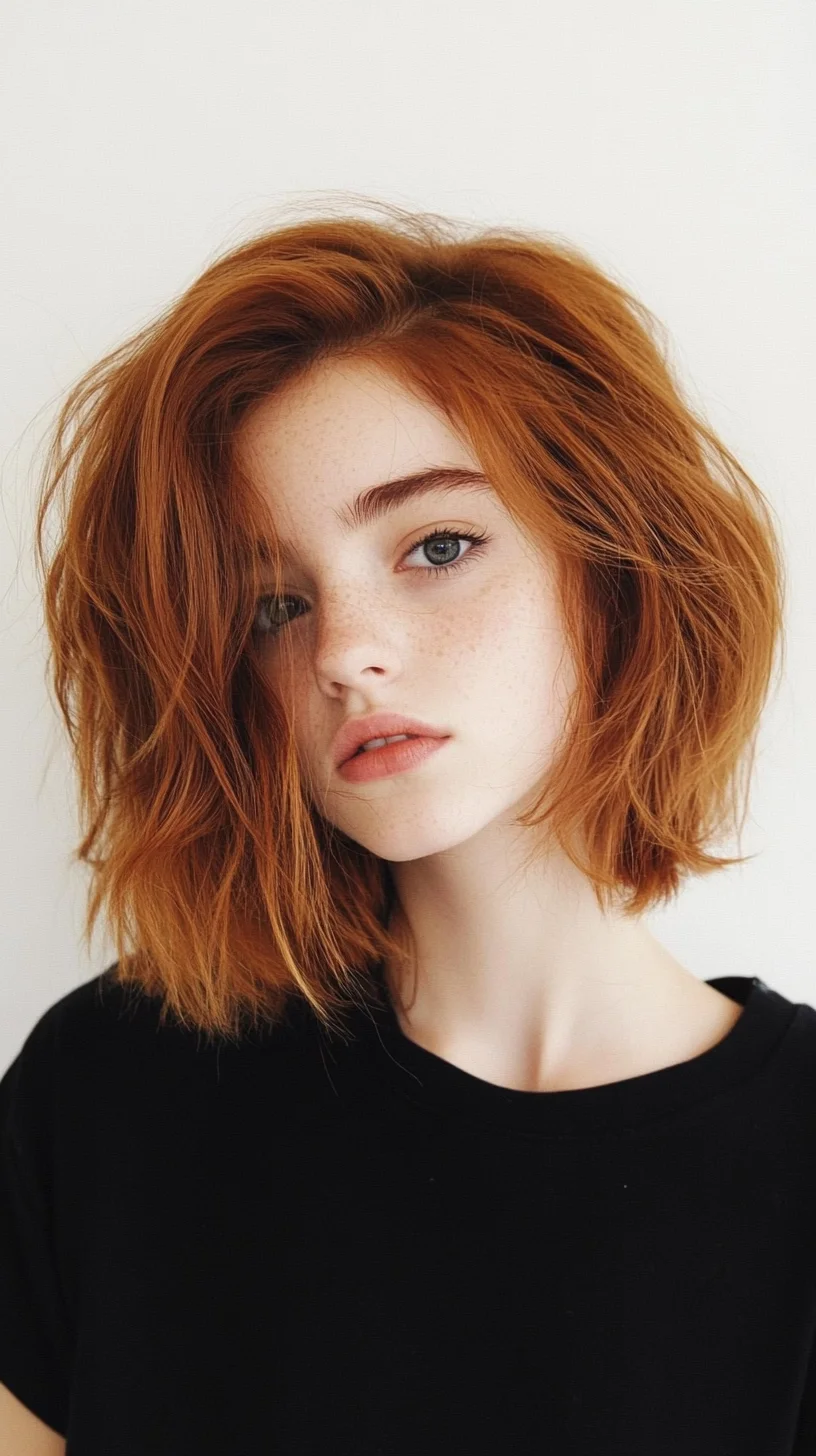 Effortless Elegance: The Textured Bob for a Chic Look