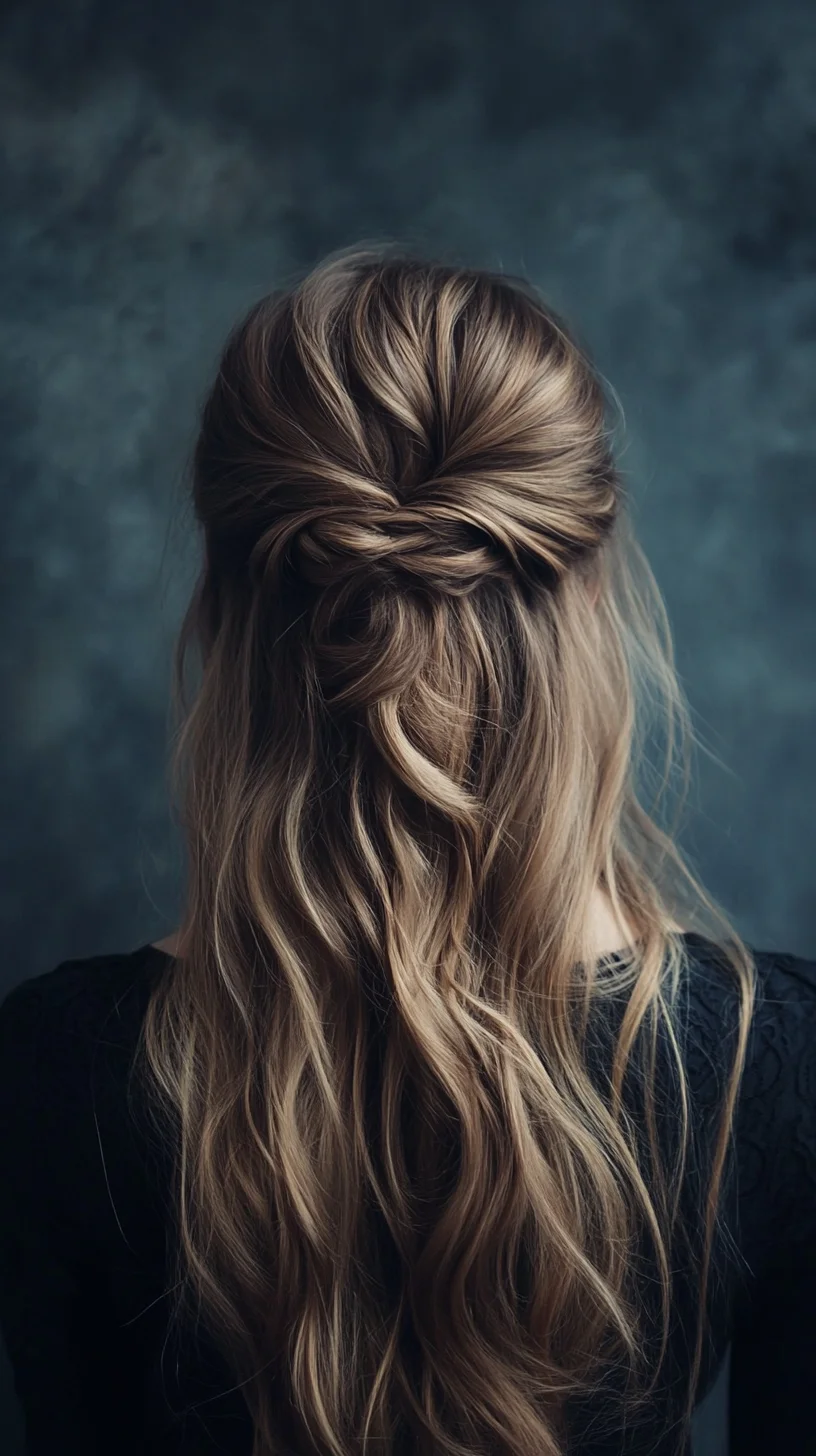 Effortless Elegance: The Twisted Half-Up Hairstyle for Any Occasion